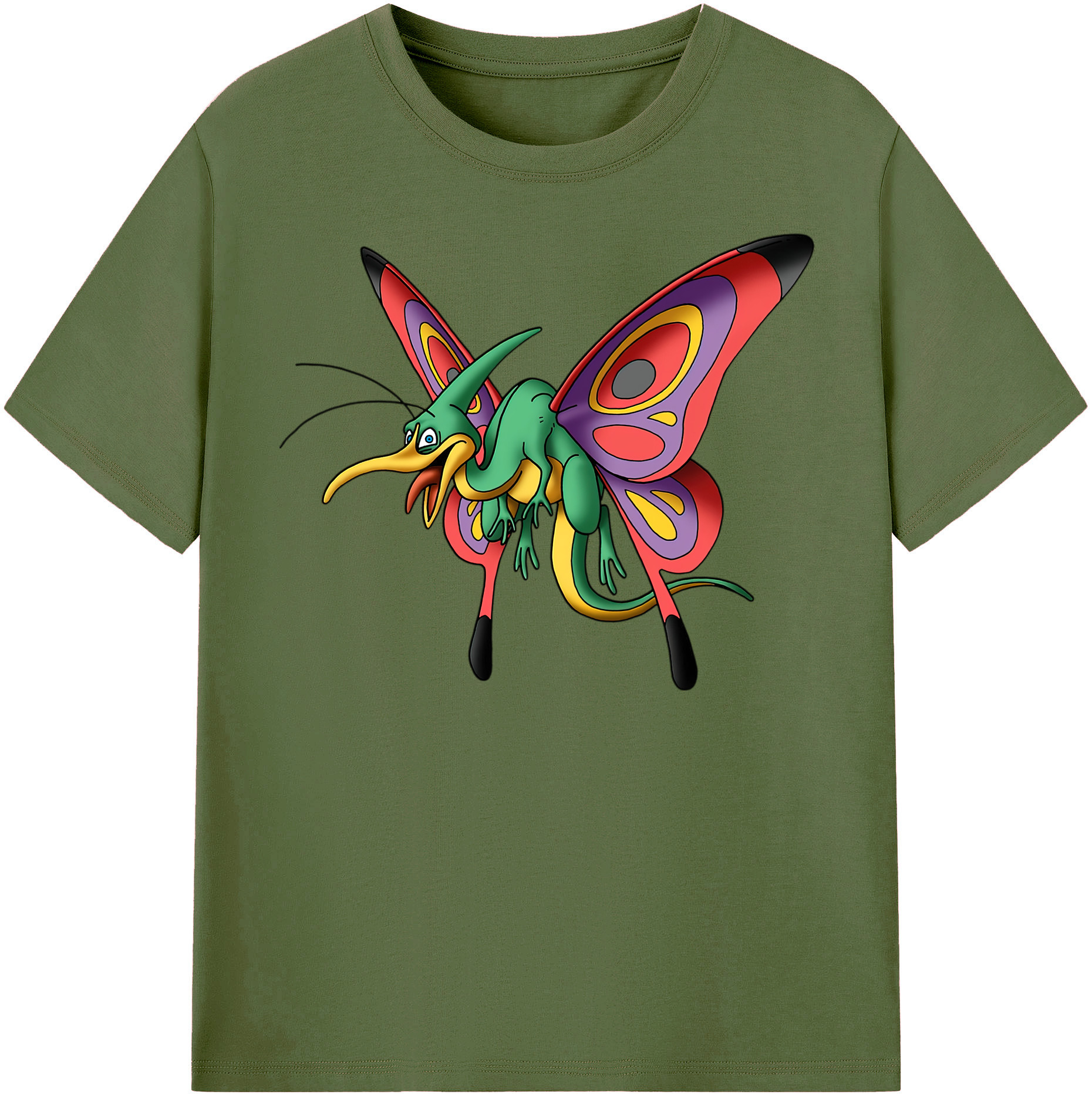 （画像用） ドラゴンクエスト Doragon Kuesuto Dragon Quest 綿100％半袖Tシャツ（フロントプリント）